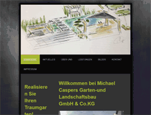 Tablet Screenshot of caspers-garten.com